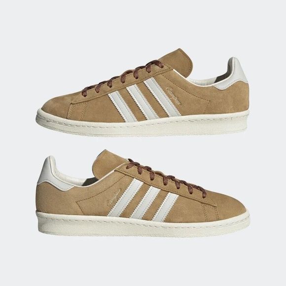 MEN'S Adidas Originals Campus 80s Mesa Off White GY4585 - Picture 9 of 11